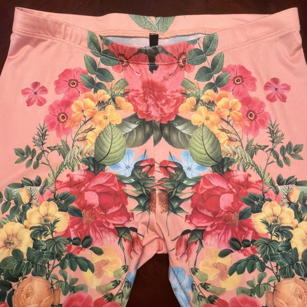 Emma Rose Stretchy Leggings Bundle Sz S/M Vibrant Abstract Floral Festival Boho - Picture 7 of 11